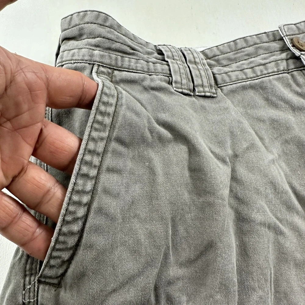 Polo Ralph Lauren Men Actual 35 Cargo Shorts Gray Military Baggy Army Grunge Y2K
